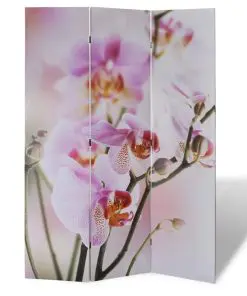 vidaXL Folding Room Divider Print 120 x 170 Flower