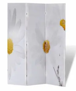 vidaXL Folding Room Divider Print 120 x 170 Flower