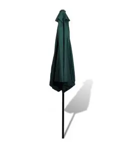 Parasol Green 3m Steel Pole