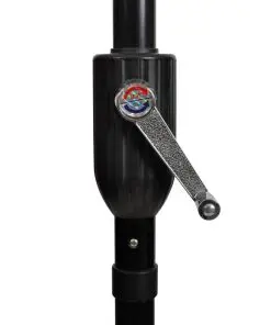 Parasol Green 3m Steel Pole