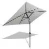 vidaXL Parasol 200 x 300 cm Sand White Rectangular