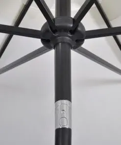 vidaXL Parasol 200 x 300 cm Sand White Rectangular