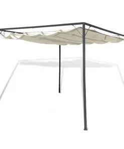 vidaXL Garden Gazebo with Retractable Roof Canopy