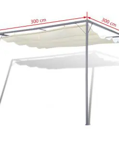 vidaXL Garden Patio Awning Sun Shade Canopy Wall Gazebo