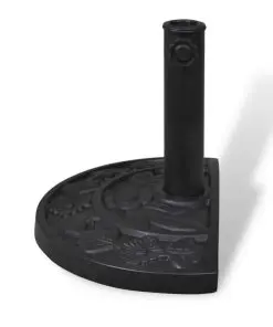 Resin Half Round Parasol Base