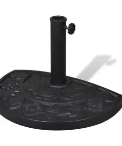 Resin Half Round Parasol Base