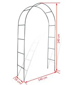 Garden Arch 2 pcs Climbing Plants