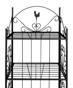 Plant Rack Square Black