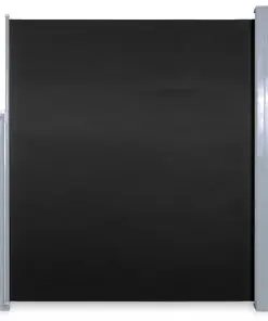 Patio Terrace Side awning 180 x 300 cm Black