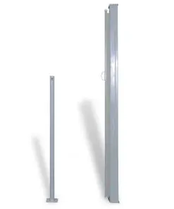 Patio Terrace Side awning 180 x 300 cm Black