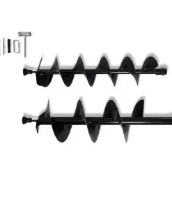 vidaXL Auger Ground Drill Orange