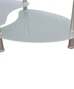 vidaXL Coffee Table with Exclusive Design White