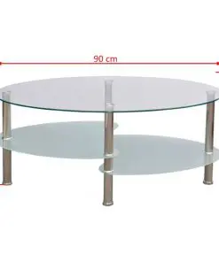 vidaXL Coffee Table with Exclusive Design White