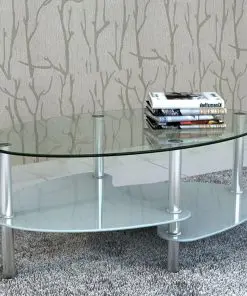 vidaXL Coffee Table with Exclusive Design White