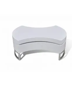 Coffee Table Shape-adjustable High Gloss White