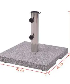 vidaXL Granite Parasol Base Umbrella Holder 20kg
