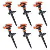 vidaXL Impulse Sprinkler Garden Watering 6 pcs