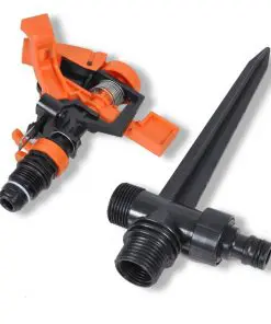 vidaXL Impulse Sprinkler Garden Watering 6 pcs