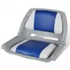 Boat Seat Foldable Backrest With Blue-white Pillow 41 x 51 x 48 cm Boat Seat Foldable Backrest With Blue-white Pillow 41 x 51 x 48 cm