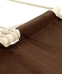 vidaXL Hammock with Bar 210 x 150 cm Brown