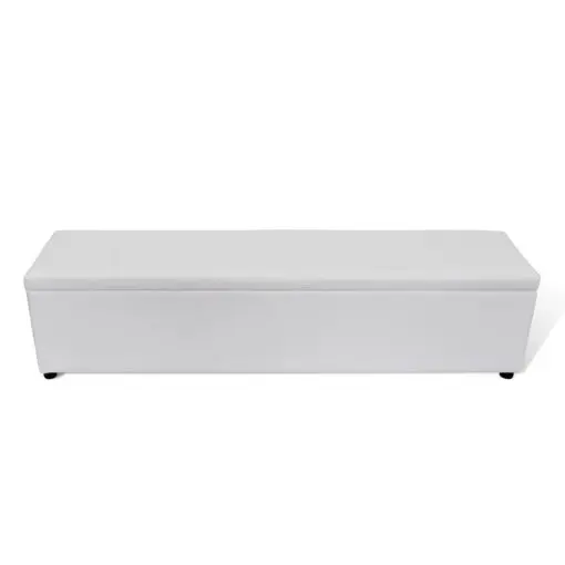 Storage Bench White Large Size