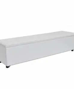 Storage Bench White Large Size