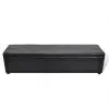 vidaXL Storage Bench Black Large Size