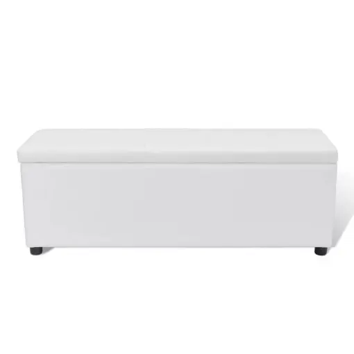 Storage Bench White Medium Size