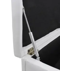 Storage Bench White Medium Size