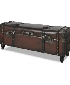 vidaXL Storage Bench Set 3 pcs Brown