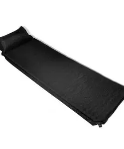 Air Mattress 6 x 66 x 200 CM Black Pillow Inflatable