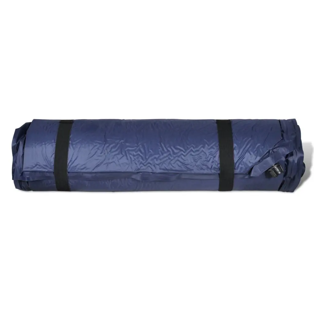 Air Mattress 6 x 66 x 200 CM Blue Pillow Inflatable