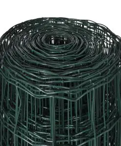 vidaXL Euro Fence Steel 25×0.8 m Green