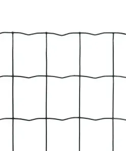 vidaXL Euro Fence Steel 25×1.2 m Green