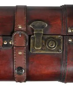 vidaXL Wooden Treasure Chests 2 pcs Vintage Brown