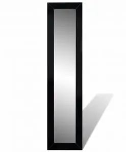 Free Standing Mirror Full Length Black