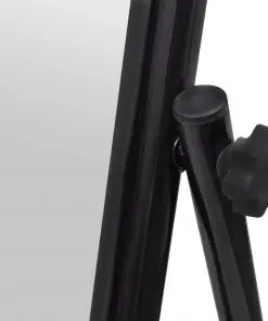 Free Standing Floor Mirror Full Length Rectangular Black