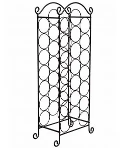 vidaXL Wine Rack for 21 Bottles Metal