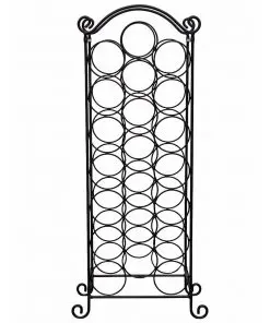 vidaXL Wine Rack for 21 Bottles Metal