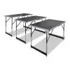 vidaXL Pasting Table 3 pcs Foldable Height Adjustable