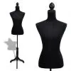 Ladies Bust Display Black Female Mannequin Female Dress Form Ladies Bust Display Black Female Mannequin Female Dress Form