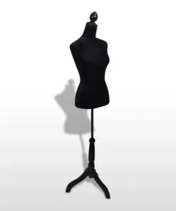 Ladies Bust Display Black Female Mannequin Female Dress Form