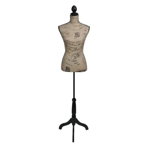 Ladies Bust Display Bust Brown Black Jute Female Mannequin Display