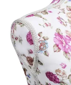 Ladies Bust Display Mannequin Cotton White With Rose