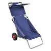 vidaXL Beach Trolley with Wheels Portable Foldable Blue vidaXL Beach Trolley with Wheels Portable Foldable Blue