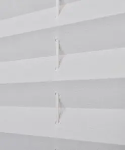 Plisse Blind 100x100cm White Pleated Blind