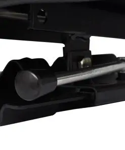 vidaXL Tractor Seat with Backrest Black