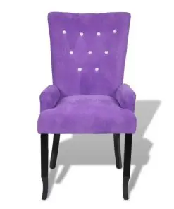 vidaXL Armchair Purple Velvet