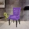 vidaXL Armchair Purple Velvet