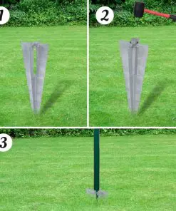 vidaXL Chain Link Fence with Posts Spike Galvanised Steel 1.5×15 m